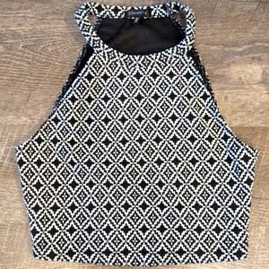 Small - Black and White Tank Top - Dynamite